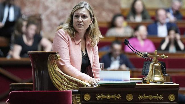 The French National Assembly, split into three camps